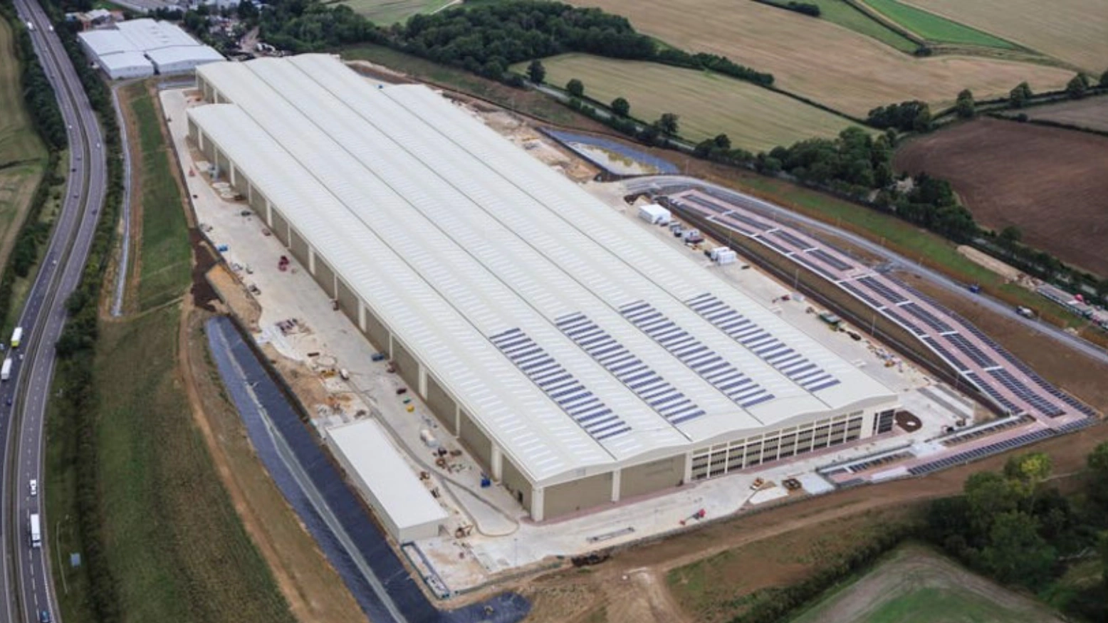 650 kWp Distribution Centre Solar by MARA Electrical — Primark DC, Kettering (Sir Robert McAlpine) — commercial solar panel installation North Wales & Chester