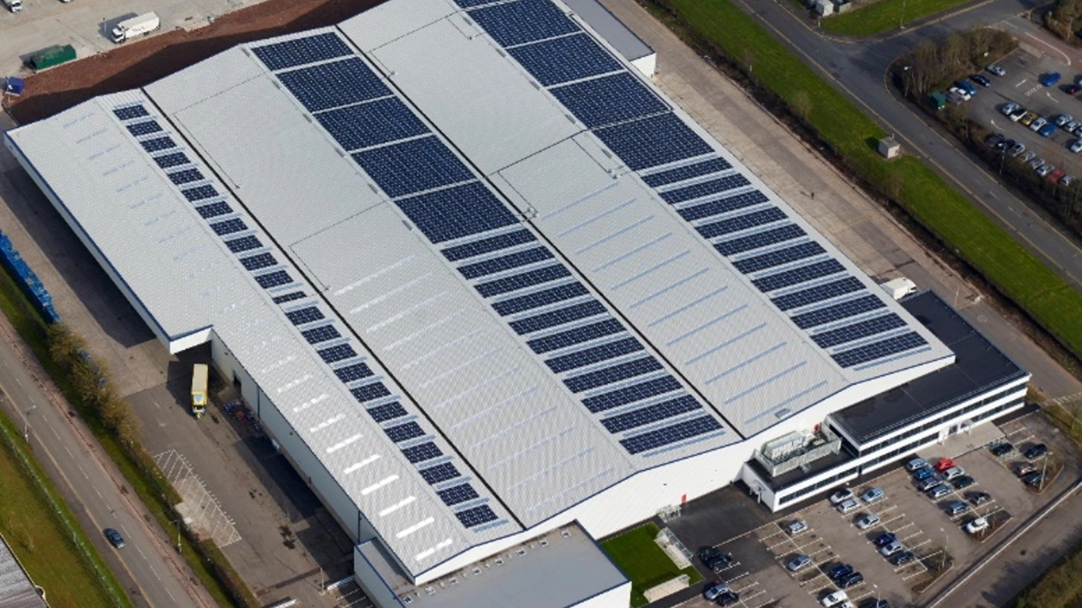 829 kWp Coldstore Solar PV by MARA Electrical — Bidvest Coldstore (Kingspan) — commercial solar panel installation North Wales & Chester