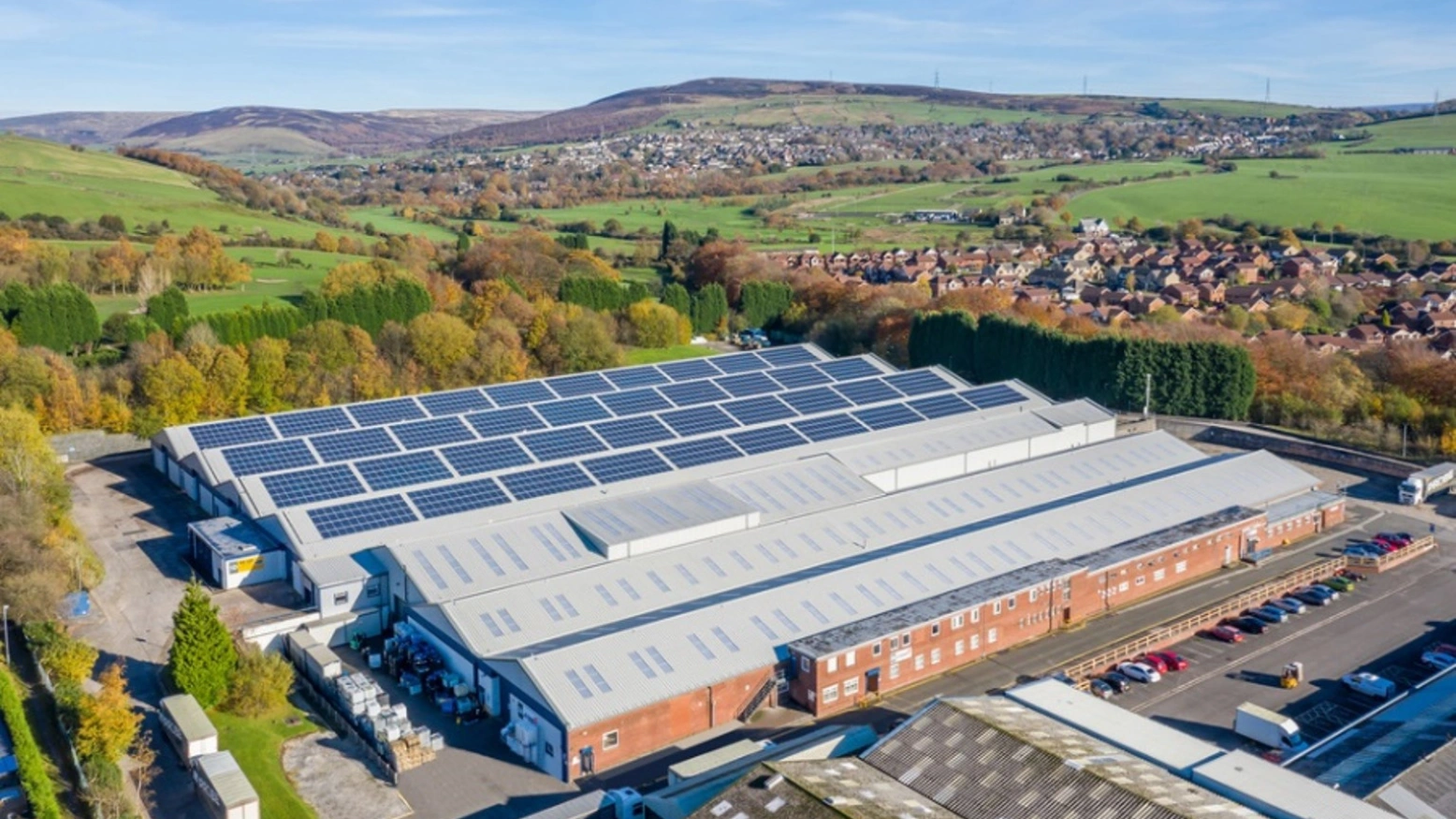 Business Park Solar PV by MARA Electrical — East Tameside Business Park (Kingspan) — commercial solar panel installation North Wales & Chester
