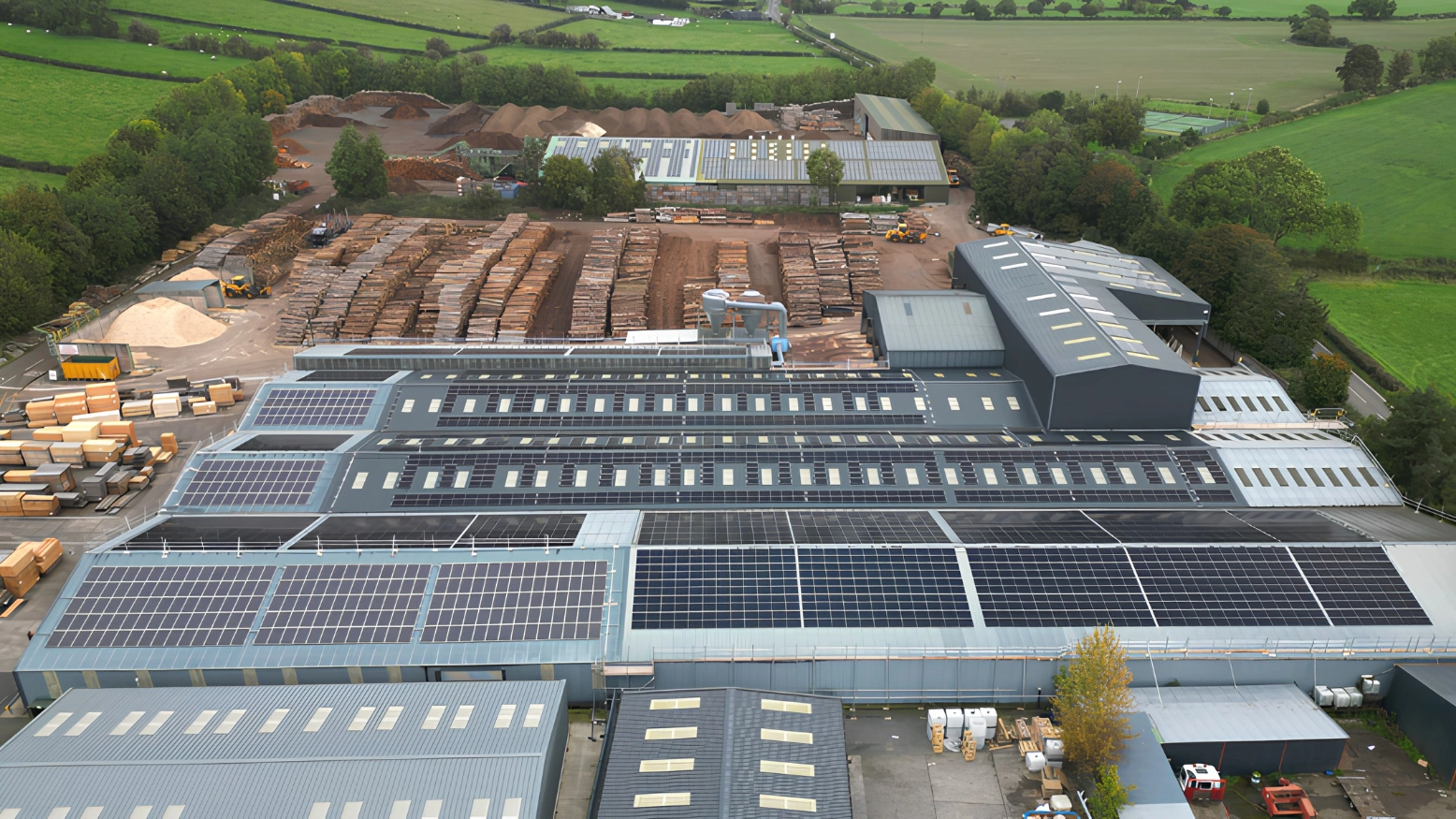 Saw Mill Solar PV by MARA Electrical — Grange — commercial solar panel installation North Wales & Chester