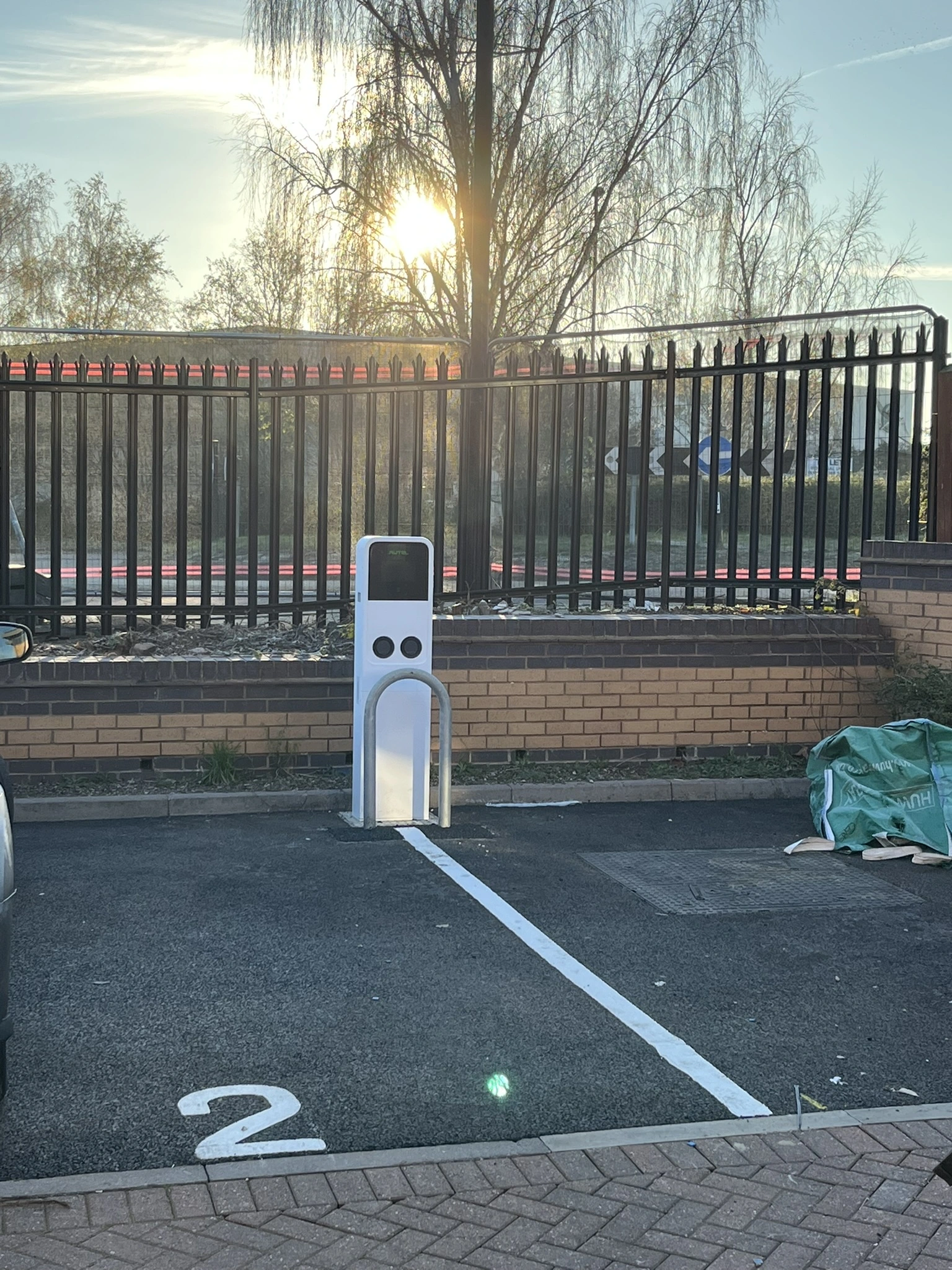 Novuna 60-bay EV charging hub by MARA Electrical — 1MVA dedicated supply and 60 22kW Autel MaxiCharger connectors, commercial EV charging North Wales