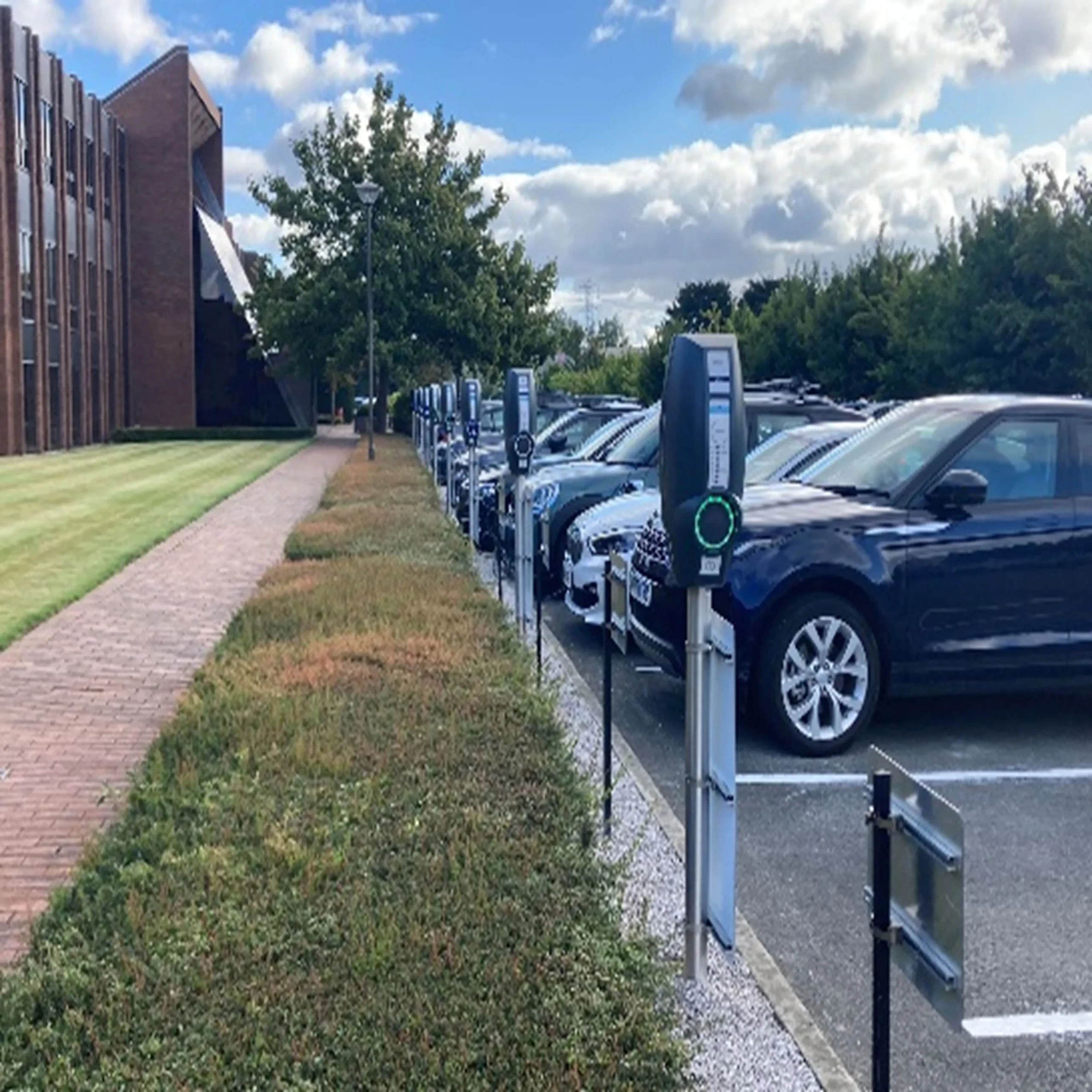 Commercial EV charger installation in Queensferry, Deeside by MARA Electrical — EV charging installers North Wales and Chester