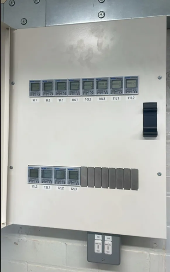 Electrical works for the Helsby High School classroom extension — project photograph 3