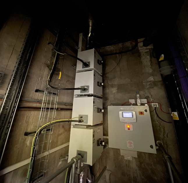 Containment, cabling and control panel installed by MARA Electrical at LJMU
